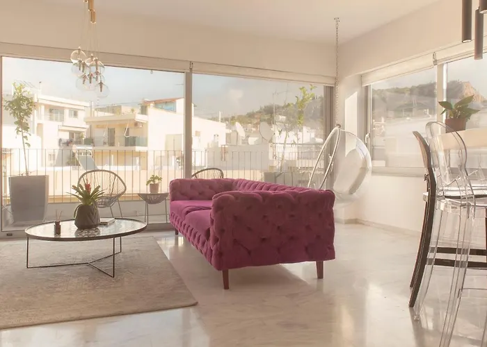 Luxury Apartment Near Acropolis-Living Stone Gold