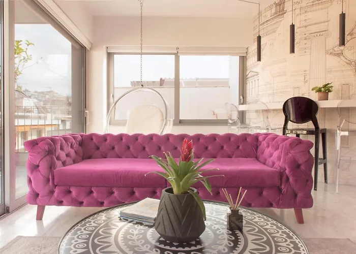 Luxury Apartment Near Acropolis-Living Stone Gold