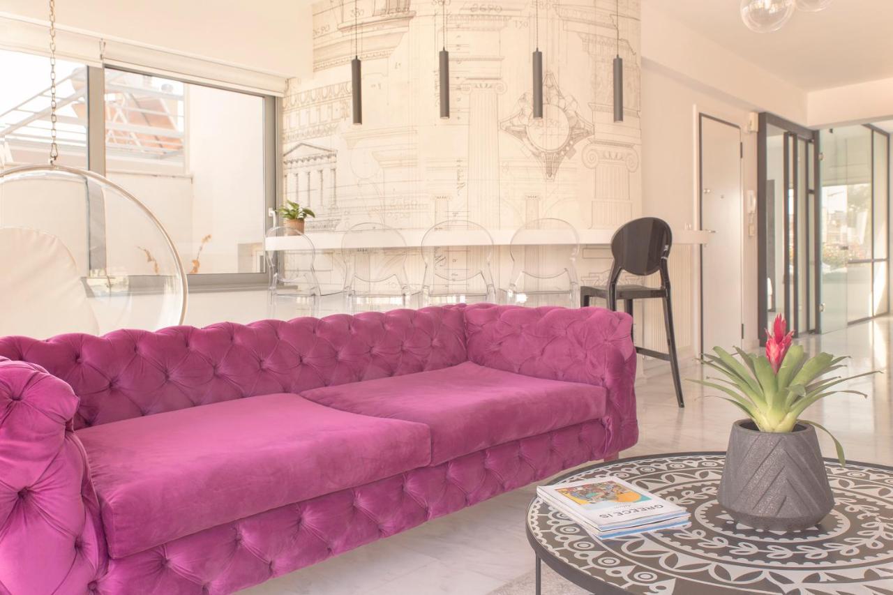 Appartement Luxury Near Acropolis-living Stone Gold